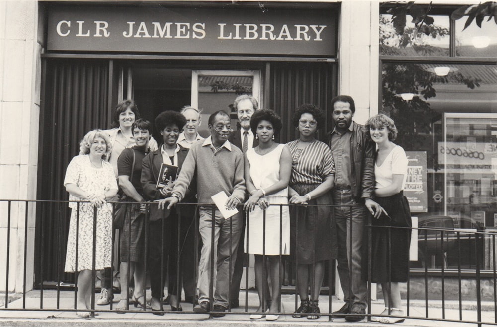 Hackney History Walks - James Baldwin visits CLR James Library 1985
