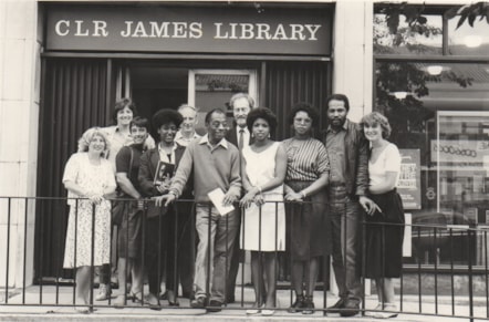 Hackney History Walks - James Baldwin visits CLR James Library 1985