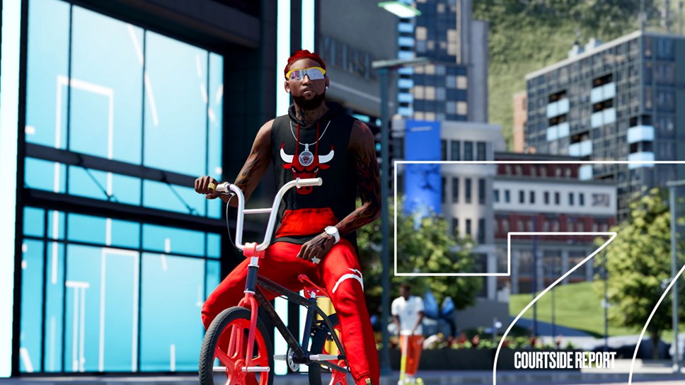 NBA 2K22 - Courtside Report Header - The City