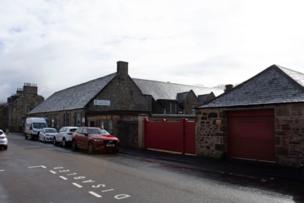 Exterior shot of St Peter's RC Primary school in Buckie.