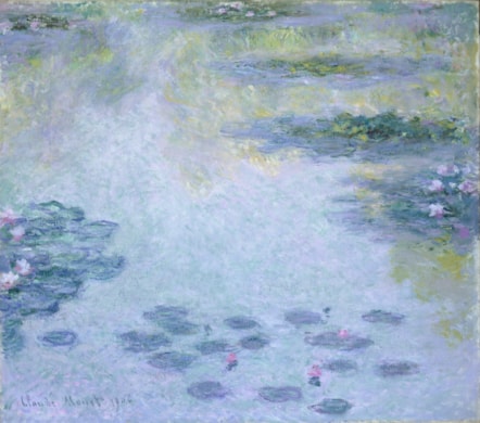 Waterlilies, Monet - by permission of Amgueddfa Cymru - Museum Wales
