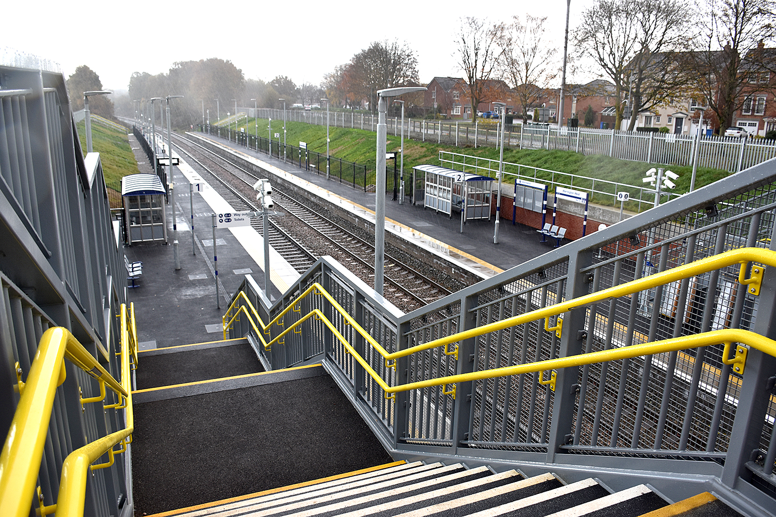 Warrington West Station Opens