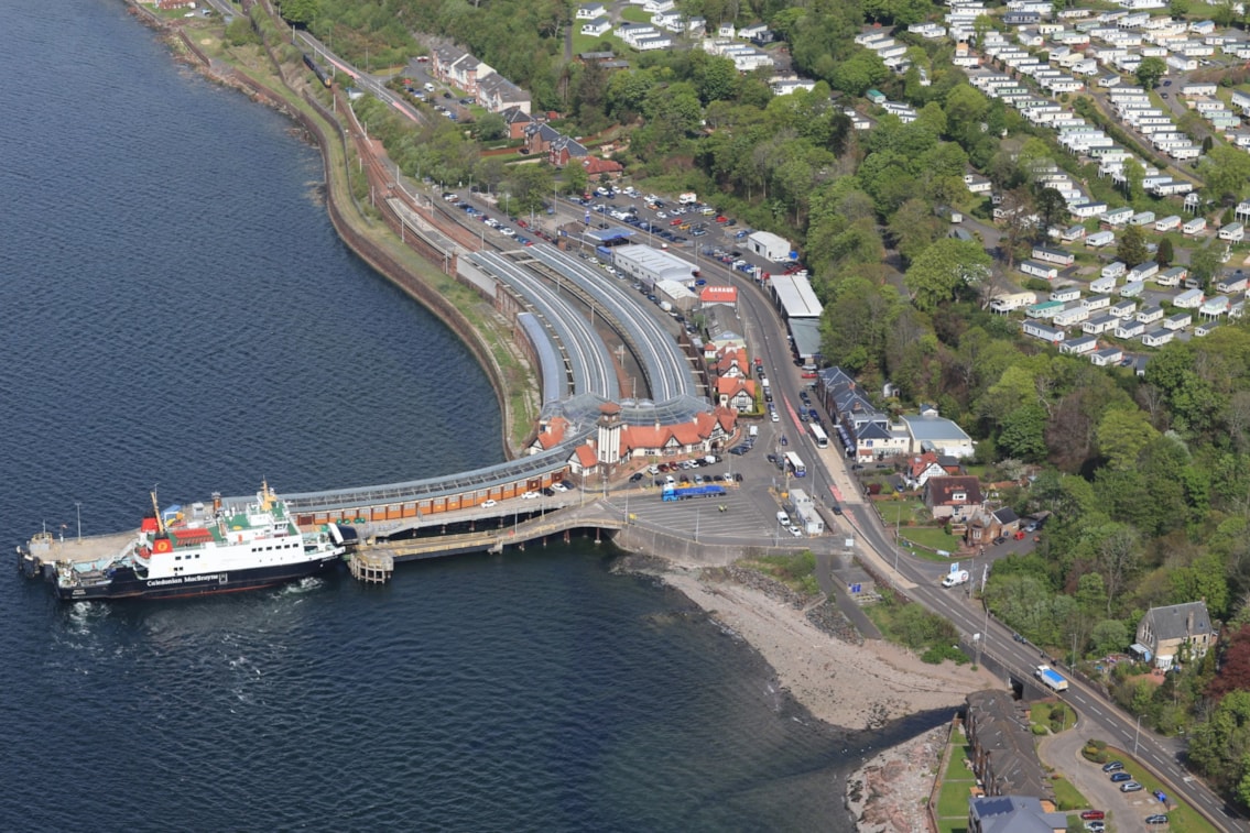 Wemyss Bay aerial view