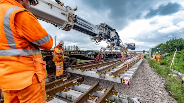 Network Rail to deliver £2.7m rail upgrades in Glasgow's southside: Generic track renewals pic
