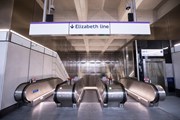 TfL Image - Elizabeth line escalators