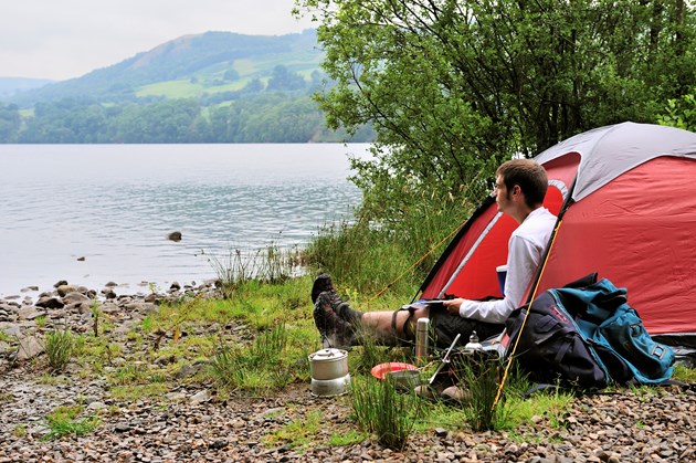 Watch out for wildfire risk this Easter: Wild camping ©Lorne Gill SNH (2)