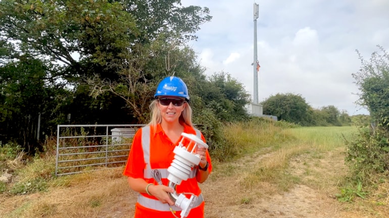 Wales and Borders first to use railway communication masts for new weather monitoring technology