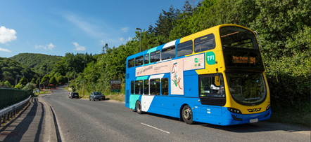 A Go-Ahead Ireland bus in the Dublin area