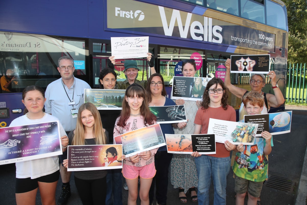 First West of England's first poetry bus is being lauched this summer 1