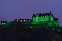 Edinburgh Castle to go green for St Patrick’s Day: Edinburgh Castle (Green)