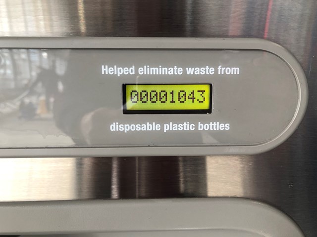 Over 1000 single-use plastic water bottles saved at Leeds station in one month