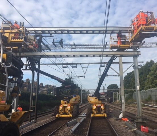 Vital improvements for Norwich to London rail passengers to take place at weekends and Christmas: Brentwood wiring train