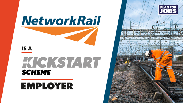 Network Rail takes on first cohort of placements under Government’s Kickstart scheme: KS-NetworkRail 2 Tw