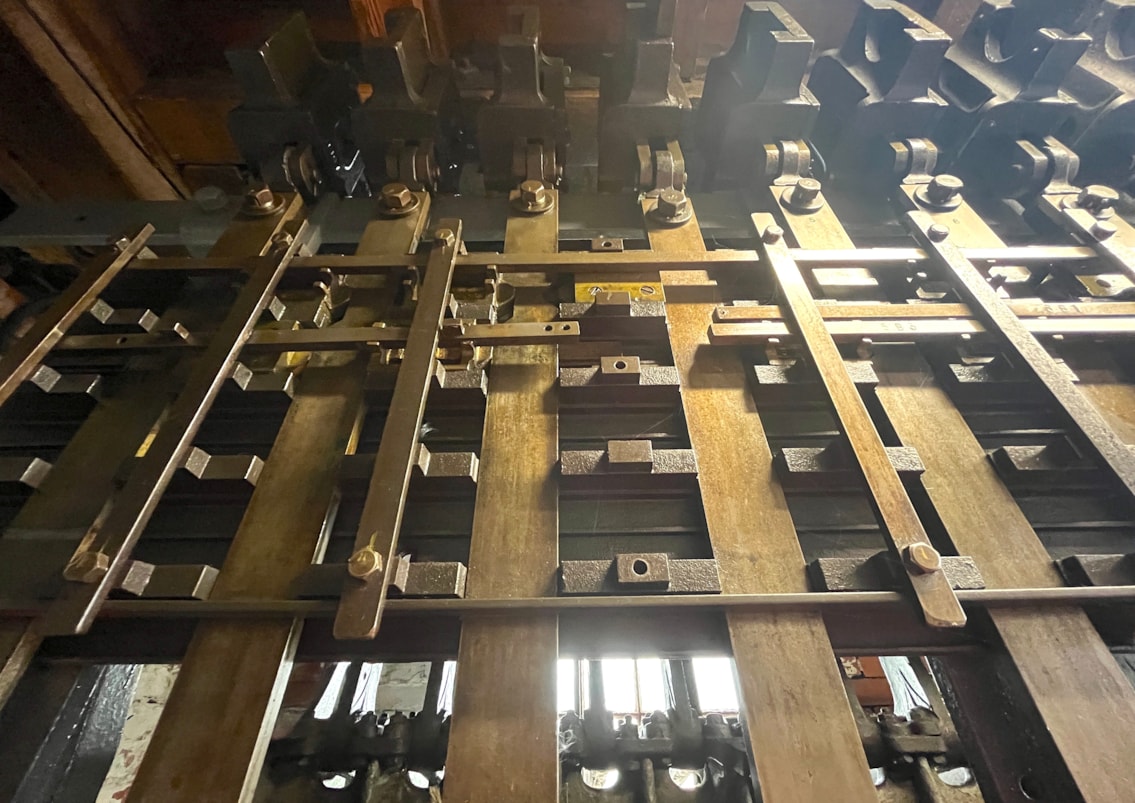 Ferryside signal box interlocking system