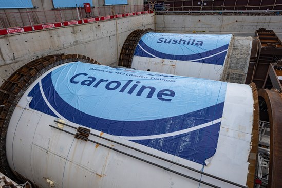 HS2 launches first London tunnelling machine - Sushila: The first London TBM, named 