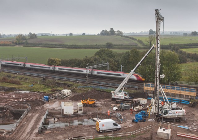 Work at Norton Bridge, near Stafford