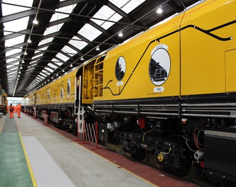 Network Rail's new grinding trains are faster, more efficient and cheaper to run