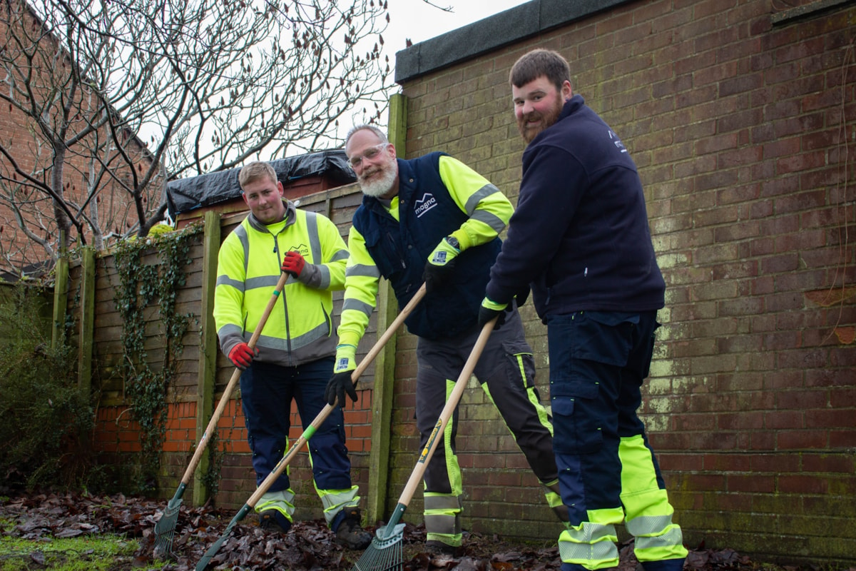 Magna ground maintenance team