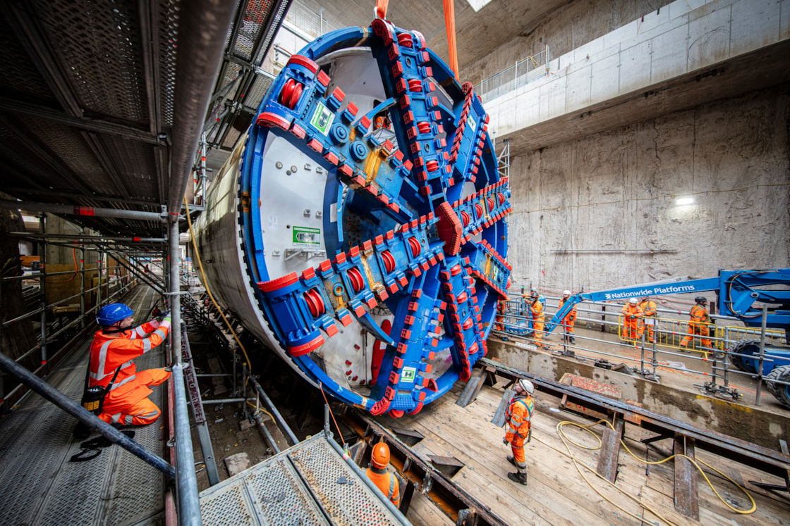 TBM Madeleine cutterhead lift OOC Oct 2024