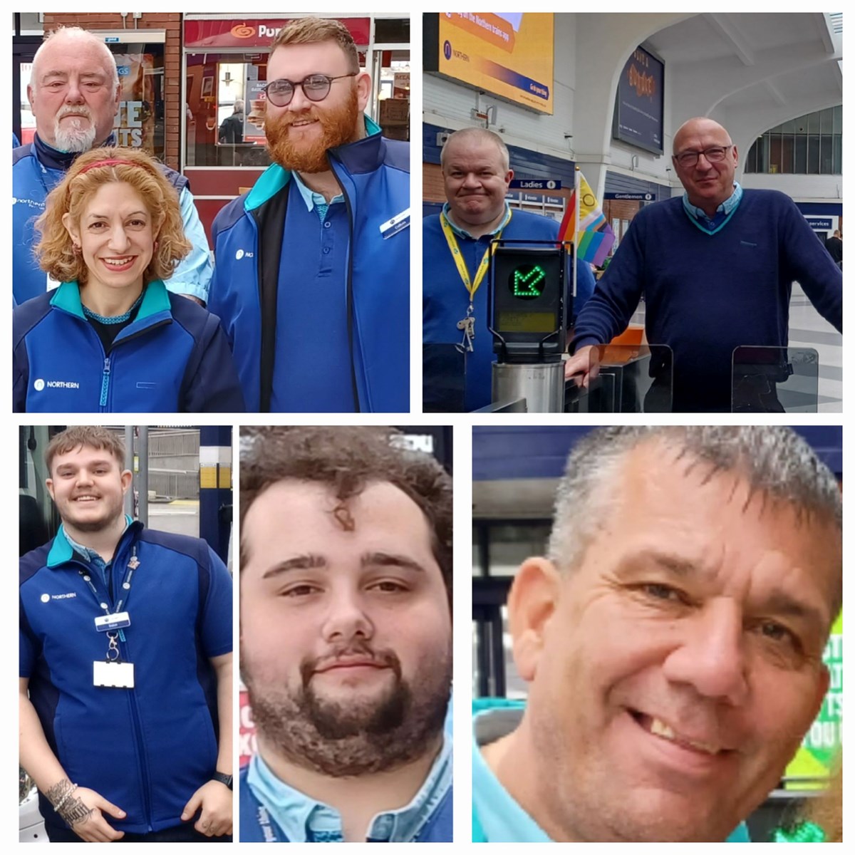 Image shows Northern colleagues at Blackpool North station - 4