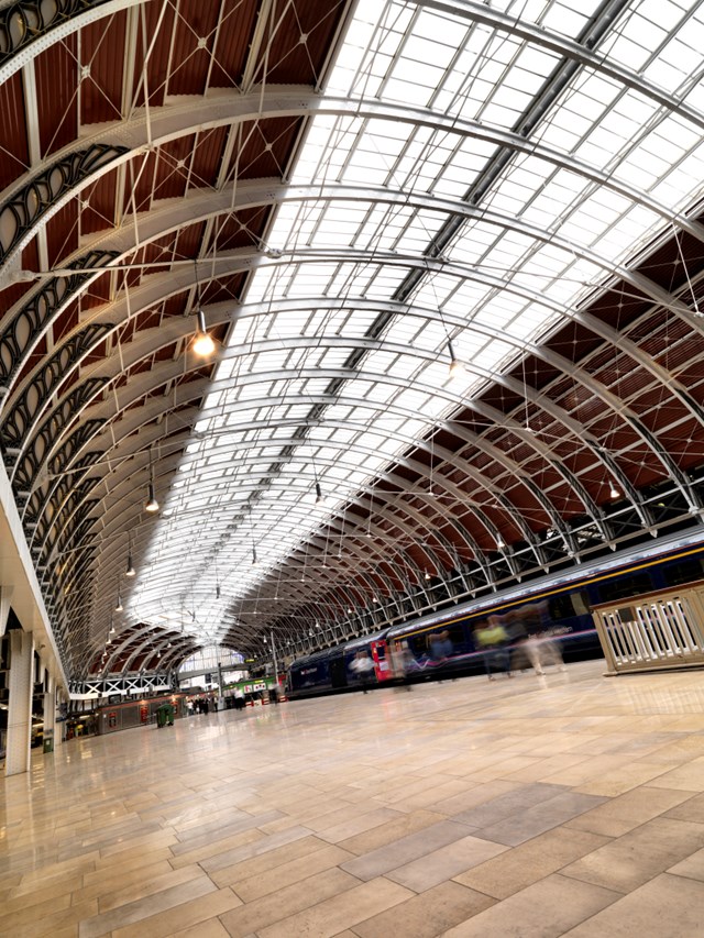Roof refurbishments to be completed at Paddington station: Span 4 refurbishment at Paddington station