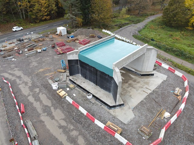 Bridge demolition at Lynebeg, Inverness: New Lynebeg bridge Medium