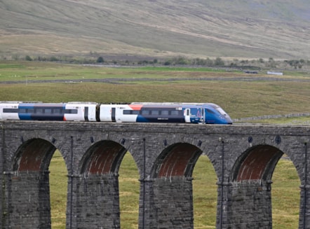 Evero Class 805 at Ribblehead Viaduct during Settle & Carlisle diversion