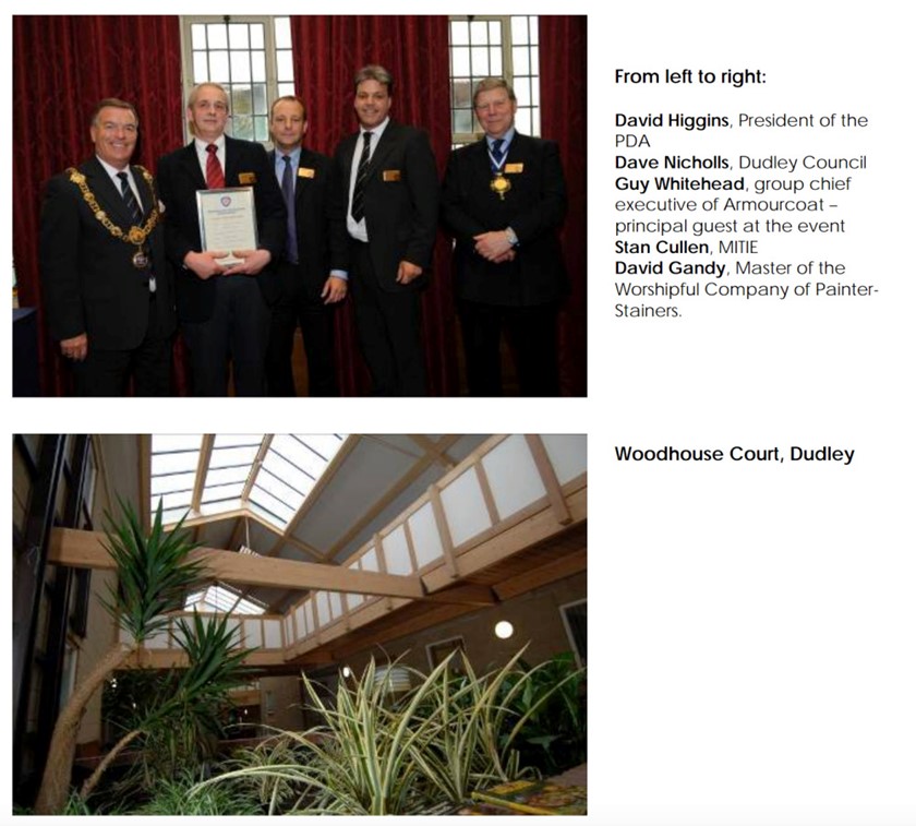 MITIE receives national award for Dudley Council painting project