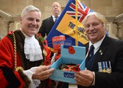 MAYOR HELPS TO LAUNCH LOCAL POPPY APPEAL - 191023 - pic 2: MAYOR HELPS TO LAUNCH LOCAL POPPY APPEAL - 191023 - pic 2