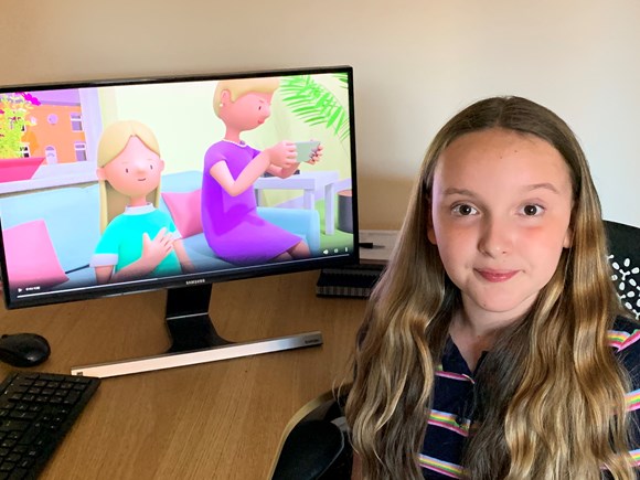 Oldham Council says cheers to the return of indoor hospitality with a new animation voiced by local youngster: A Safe Night Out with Nana - Katie