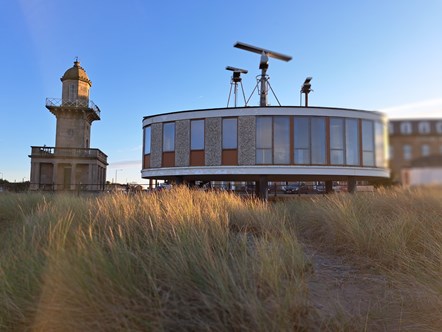 The former Fleetwood Radar Station next to the Victorian lighthouse