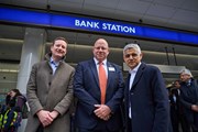 TfL Image - Deputy Mayor Seb Dance, TfL Commissioner Andy Lord and Mayor Sadiq Khan: TfL Image - Deputy Mayor Seb Dance, TfL Commissioner Andy Lord and Mayor Sadiq Khan