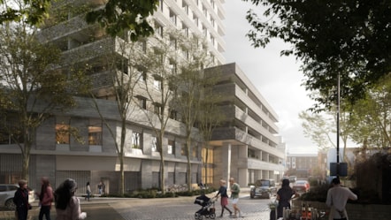Artist interpretation of the Vorley Road development-2