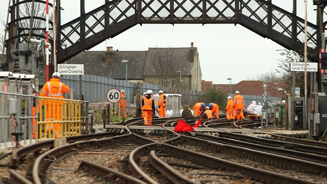 East Kent resignalling - Gillingham level crossing