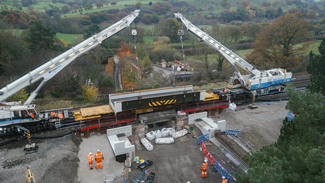 Construction milestones reached on Hope Valley Railway Upgrade: Bamford 1