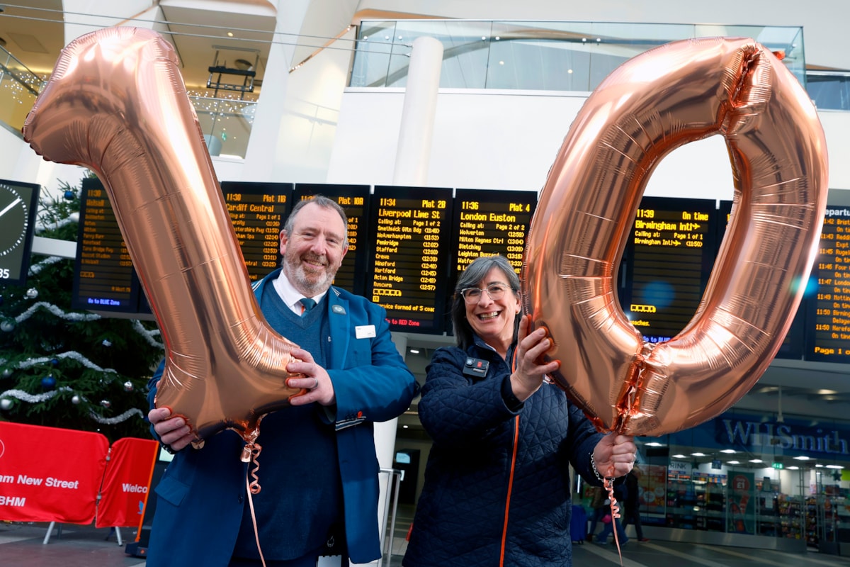 Colleagues celebrate 10 years at Birmingham New Street 3