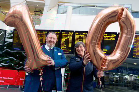 Colleagues celebrate 10 years at Birmingham New Street 3