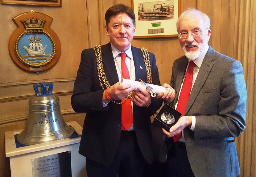 Leeds Award presented to retired Director of Leeds Civic Trust, Dr Kevin Grady: kevingrady1.jpg