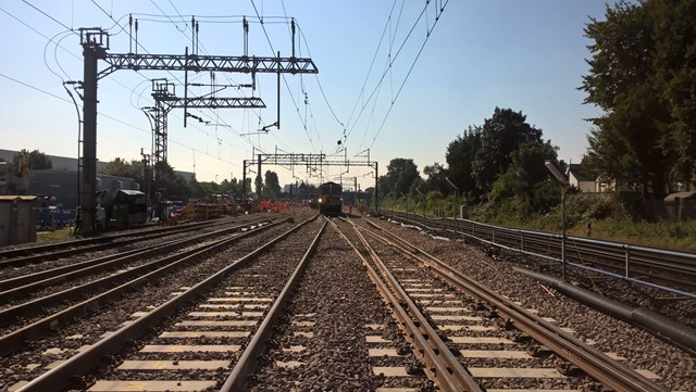 London Euston reopens after North Wembley junction is completely replaced: North Wembley junction tamping 1-2 September