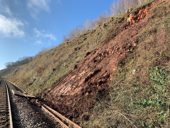 Lydney flood damage Jan2021