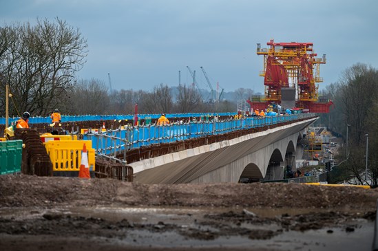 Colne Valley Viaduct, January 2023