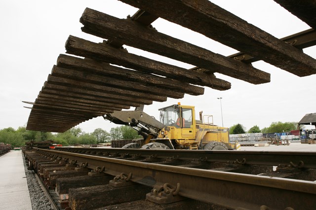 NATION'S RAIL GREEN MOVEMENT BEGINS IN WESTBURY: Rails for recycling