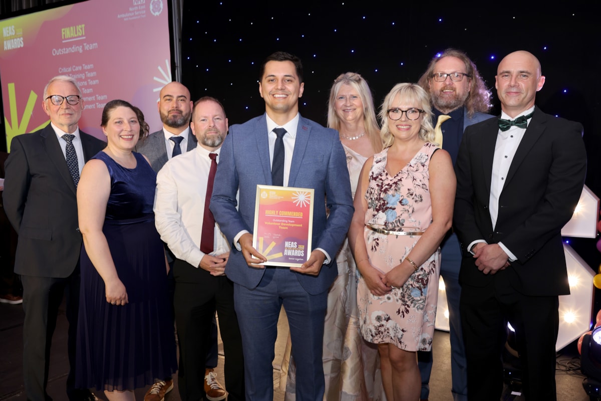 The volunteer support team (highly commended outstanding team of the year)