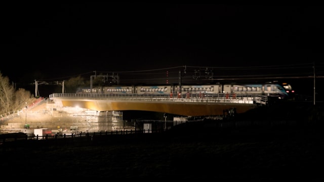 First train over Clifton bridge January 15 2026: First train over Clifton bridge January 15 2026