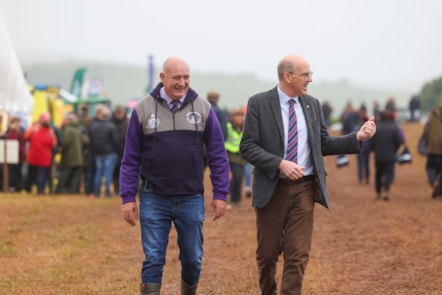 John Davies and Cabinet Minister for Rural Resilience and Sustainability, Llyr Gruffydd