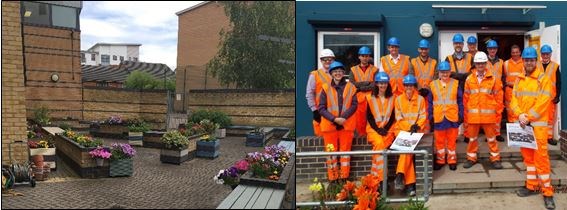 TeamBDUVolunteers: Lewington Garden upgrade: 17 volunteers from the Thameslink Programme gave 144 hours in total