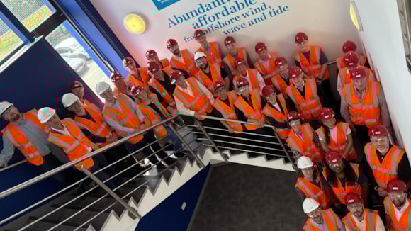 Leading technology accelerator programme prepares to launch nine trailblazers into offshore wind success: Credit ORE Catapult - Group shot - Launch Academy 30th April 2025