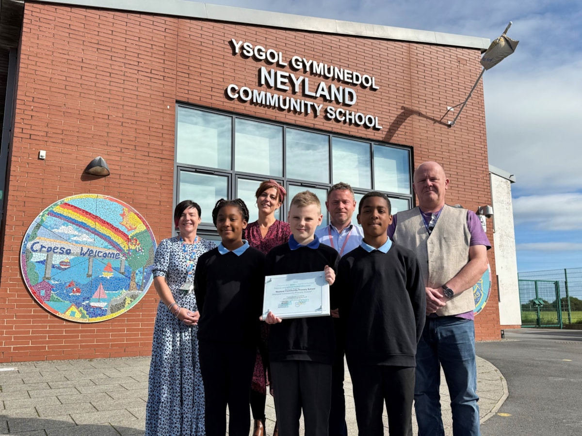 Neyland School Award - Gwobr ysgol Neyland