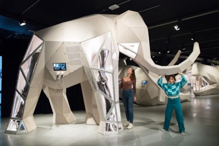 Life-sized 3D model of a mammoth, featured in GIANTS. Photo (c) RBINS (2)