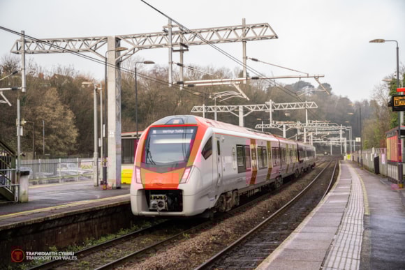 TfW Class 756 FLIRT Radyr-4